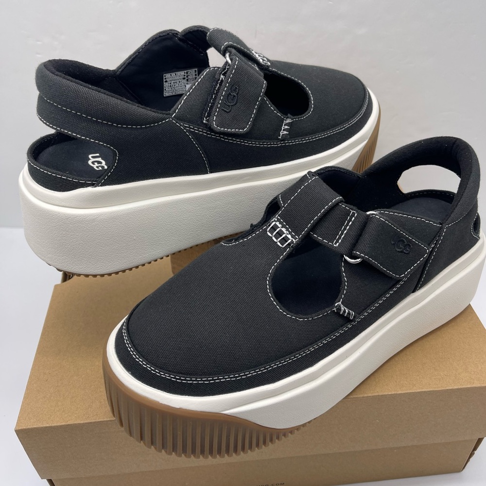 UGG
W / 1167500
W EZ-DUZZIT T-STRAP Ez-Duzzit Platform T-Strap Sneaker Black - Picture 8 of 16